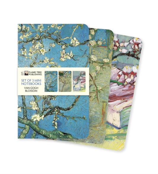 Book cover of: Vincent van Gogh: Blossom Set of 3 Mini Notebooks. By: Flame Tree Studio