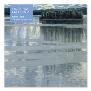 Adult Jigsaw Puzzle National Gallery: Akseli Gallen-Kallela: Lake Keitele (500 pieces)