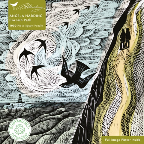 Adult Sustainable Jigsaw Puzzle Angela Harding: Cornish Path