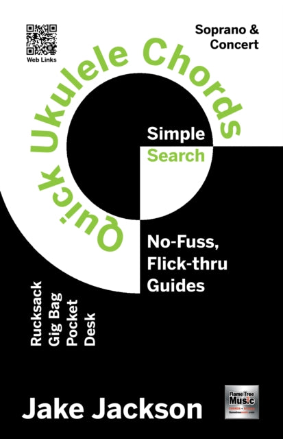 Book cover of: Quick Ukulele Chords. By: Jake Jackson