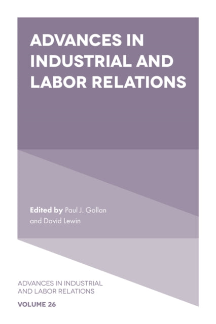 Book cover of: Advances in Industrial and Labor Relations. By: David Lewin