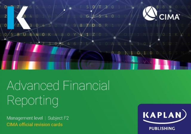 Book cover of: F2 ADVANCED FINANCIAL REPORTING - REVISION CARDS