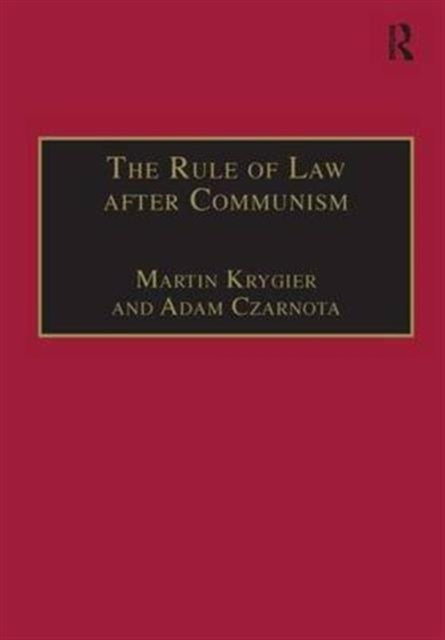 Book cover of: Rule of Law after Communism