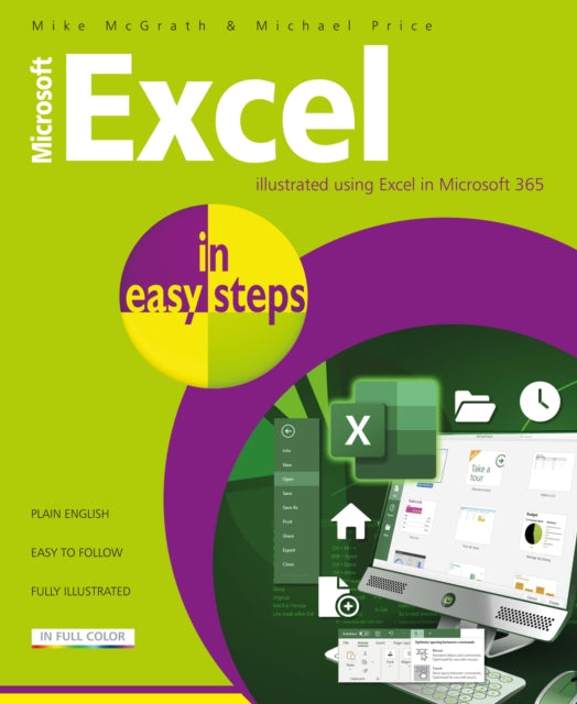 Book cover of: Microsoft Excel in easy steps. By: Mike McGrath