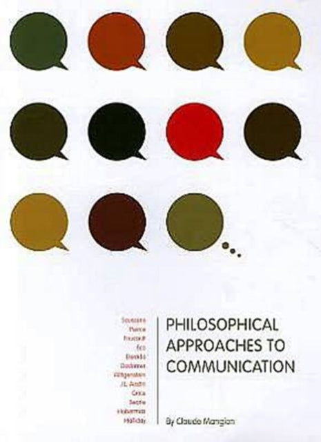 Book cover of: Philosophical Approaches to Communication