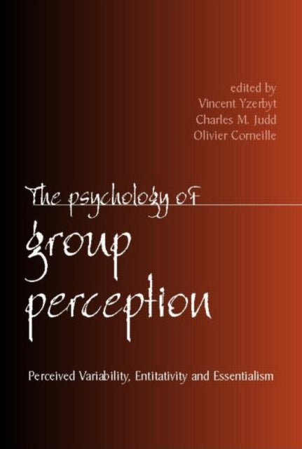 Book cover of: Psychology of Group Perception