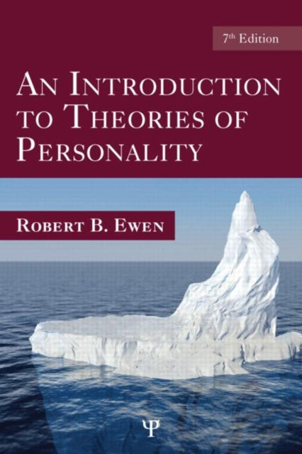 Book cover of: Introduction to Theories of Personality. By: Robert B. Ewen