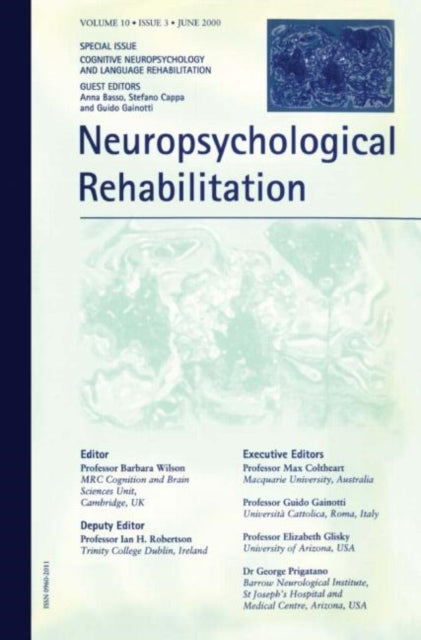 Cognitive Neuropsychology and Language Rehabilitation