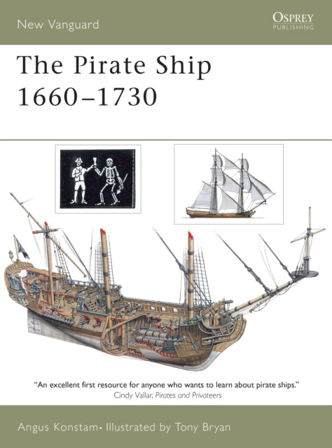 Book cover of: Pirate Ship 1660-1730. By: Angus Konstam