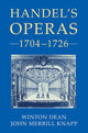 Book cover of: Handel's Operas, 1704-1726. By: Winton Dean