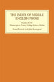 Book cover of: Index of Middle English Prose: Handlist XXV. By: Niamh Pattwell