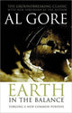 Book cover of: Earth in the Balance. By: Al Gore