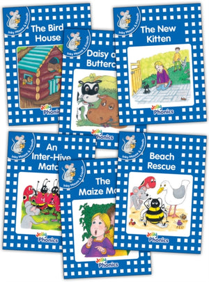 Jolly Phonics Readers, Inky & Friends, Level 4, in Precursive Letters (British English edition)