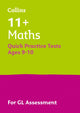 Book cover of: 11+ Maths Quick Practice Tests Age 9-10 (Year 5). By: Letts Letts 11+