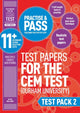 Book cover of: Practise and Pass 11+ CEM Test Papers - Test Pack 2. By: Peter Williams