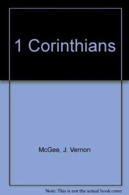 Book cover of: 1 Corinthians