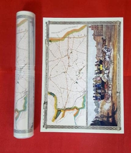 Book cover of: Salford Bridge to Erdington Coach Toll Road 1833 - Old Map Supplied Rolled in a Clear Two Part Screw Presentation Tube - Print Size 45cm x 32cm
