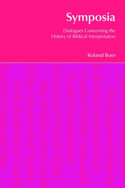 Book cover of: Symposia. By: Roland Boer