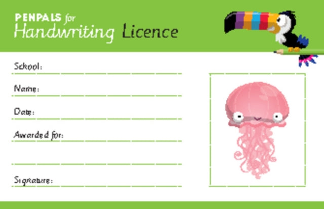 Book cover of: Penpals for Handwriting Pen Licence Cards (pack of 200)