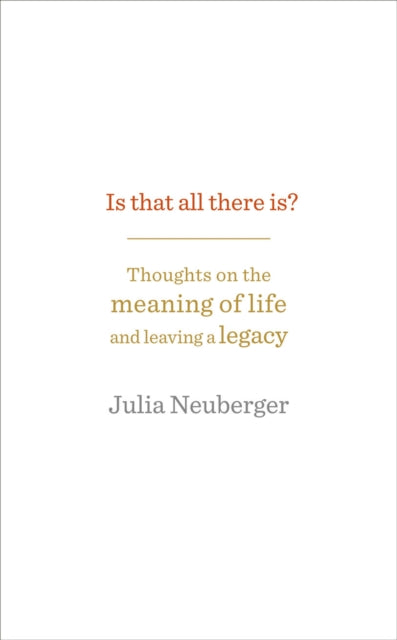 Is That All There Is?