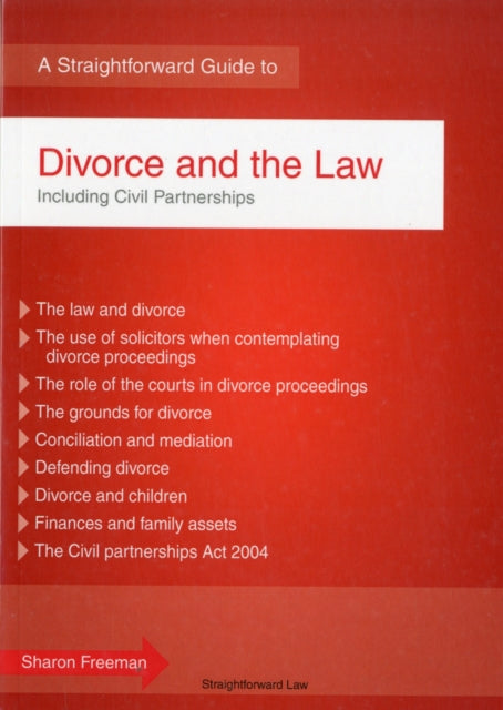 Book cover of: Divorce and the Law. By: Sharon Freeman
