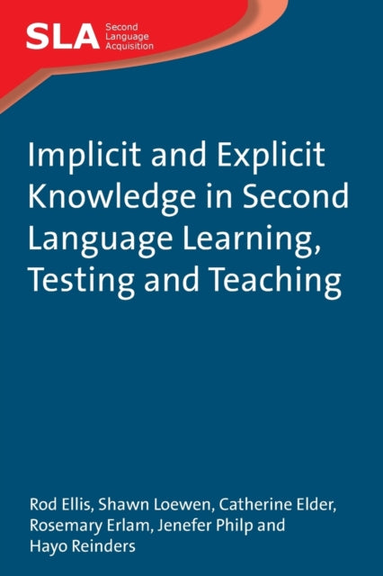 Book cover of: Implicit and Explicit Knowledge in Second Language Learning, Testing and Teaching. By: Rod Ellis