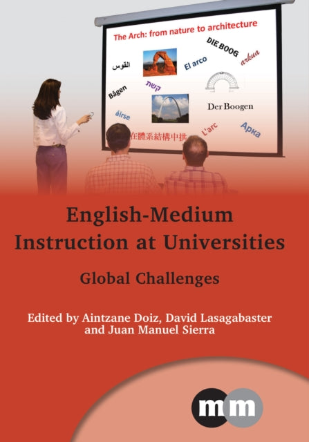 Book cover of: English-Medium Instruction at Universities. By: Aintzane Doiz