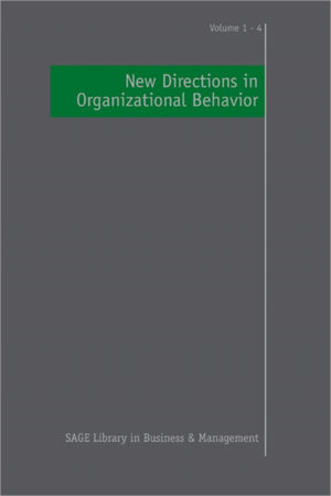 New Directions in Organizational Behavior