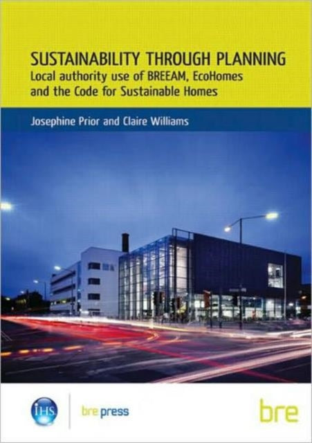 Book cover of: Sustainability Through Planning. By: Josephine J. Prior