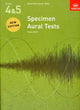 Book cover of: Specimen Aural Tests, Grades 4 & 5. By: DIVERS AUTEURS