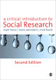 Critical Introduction to Social Research