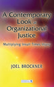 Book cover of: Contemporary Look at Organizational Justice. By: Joel Brockner