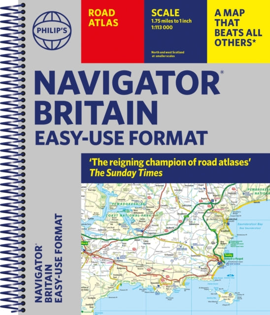 Book cover of: Philip's Navigator Britain Easy Use Format. By: Philip's Maps