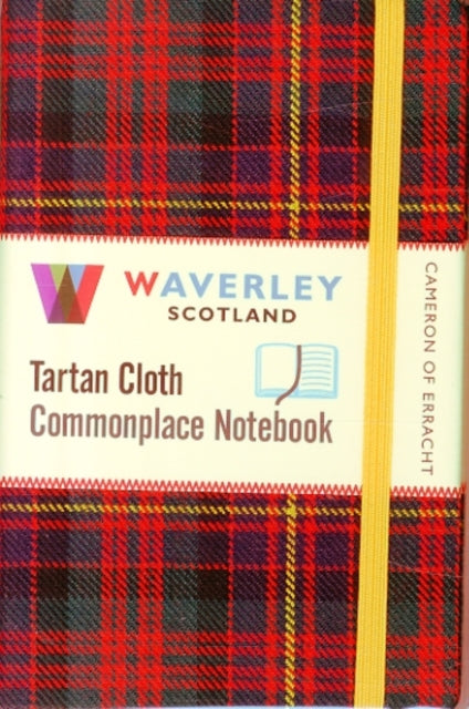 Waverley (M): Cameron of Erracht Tartan Cloth Commonplace Notebook 9781849344098 POCKET 9CM X 14CM