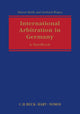 Book cover of: International Arbitration in Germany. By: Marcel Barth