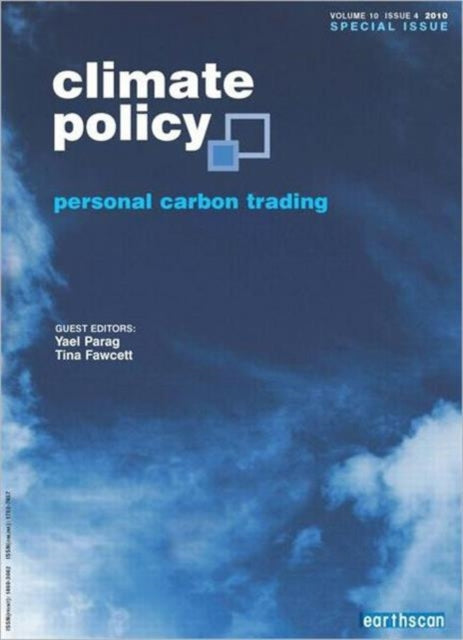 Book cover of: Personal Carbon Trading. By: Yael Parag