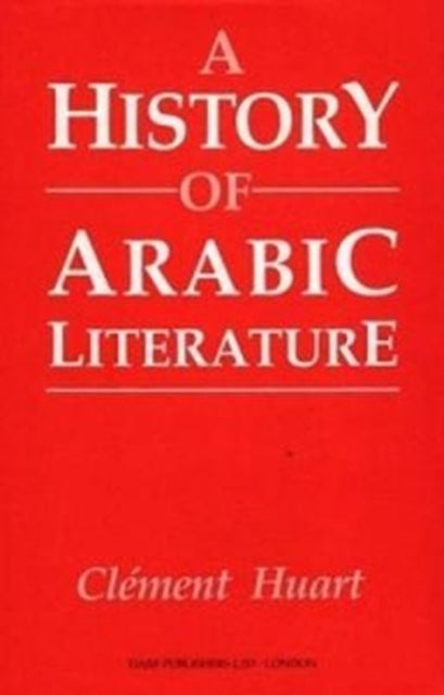 Book cover of: History of Arabic Literature. By: C. Huart