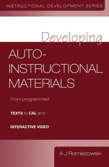 Book cover of: Developing Auto-instructional Materials
