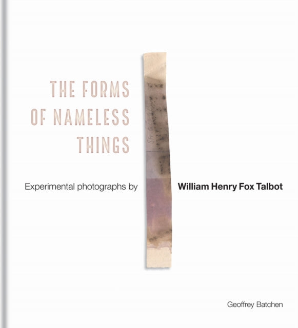Book cover of: Forms of Nameless Things. By: Geoffrey Batchen