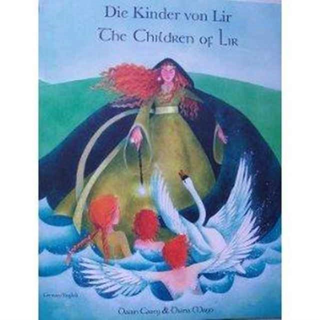 Book cover of: Children of Lir in German and English. By: Dawn Casey