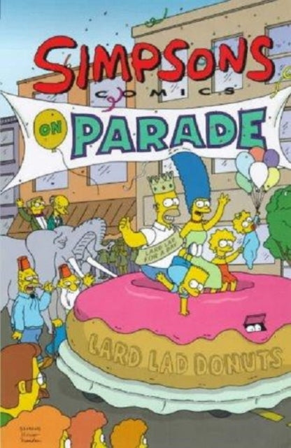 Book cover of: Simpsons Comics on Parade. By: Matt Groening