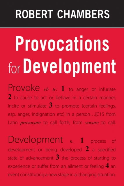 Book cover of: Provocations for Development. By: Robert Chambers