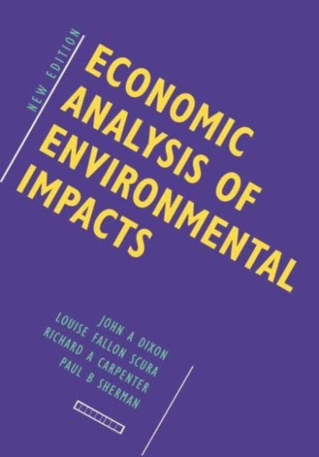 Book cover of: Economic Analysis of Environmental Impacts