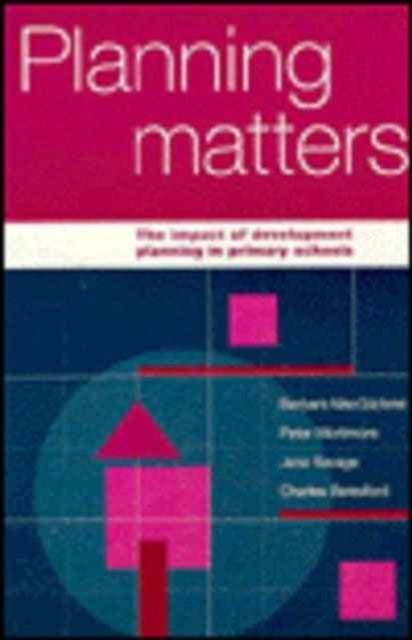 Book cover of: Planning Matters. By: Barbara MacGilchrist