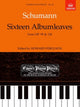 Book cover of: Sixteen Albumleaves, from Op.99 & 124. By: Howard Ferguson
