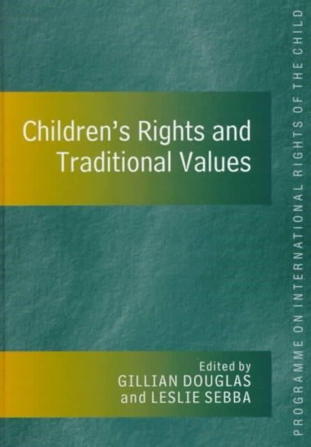 Book cover of: Children's Rights and Traditional Values