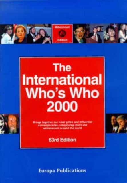 Book cover of: Intl Whos Who 2000. By: 63rd  Ed
