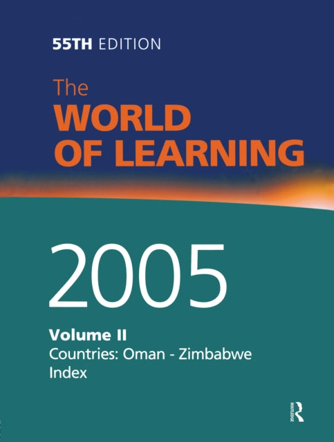 Book cover of: World Of Learning 2005 Vol2