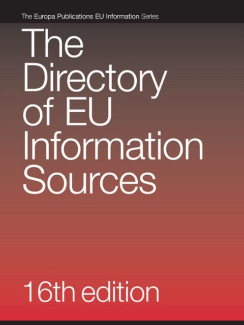 Book cover of: Directory of European Union Information Sources. By: Routledge