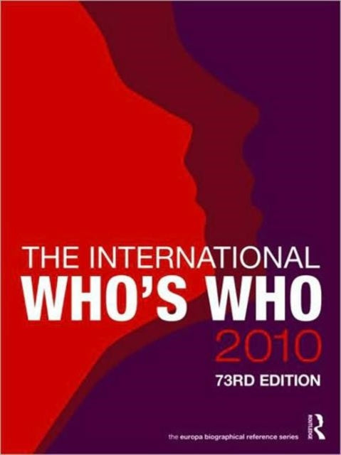 Book cover of: International Who's Who 2010
